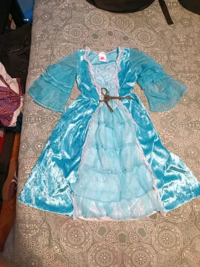 Vestido de princesa azul - miniatura 1