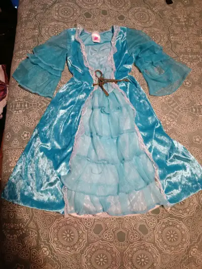 Vestido de princesa azul - miniatura 2