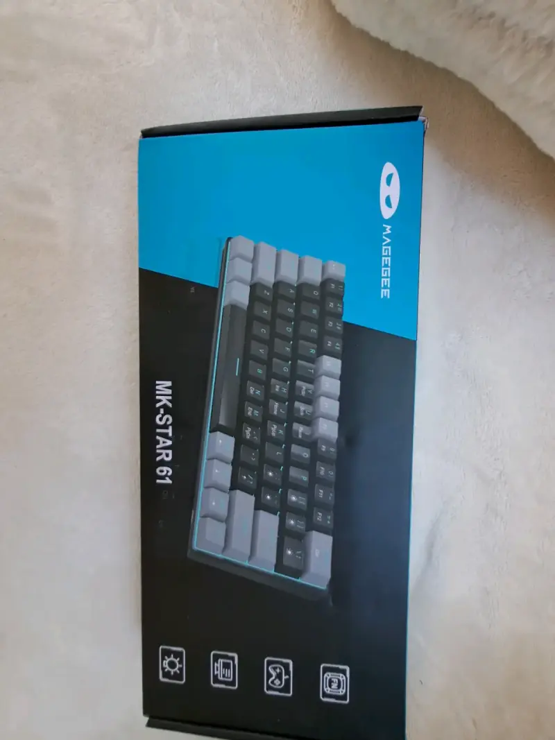 Teclado mecánico MageGee blanco - 2