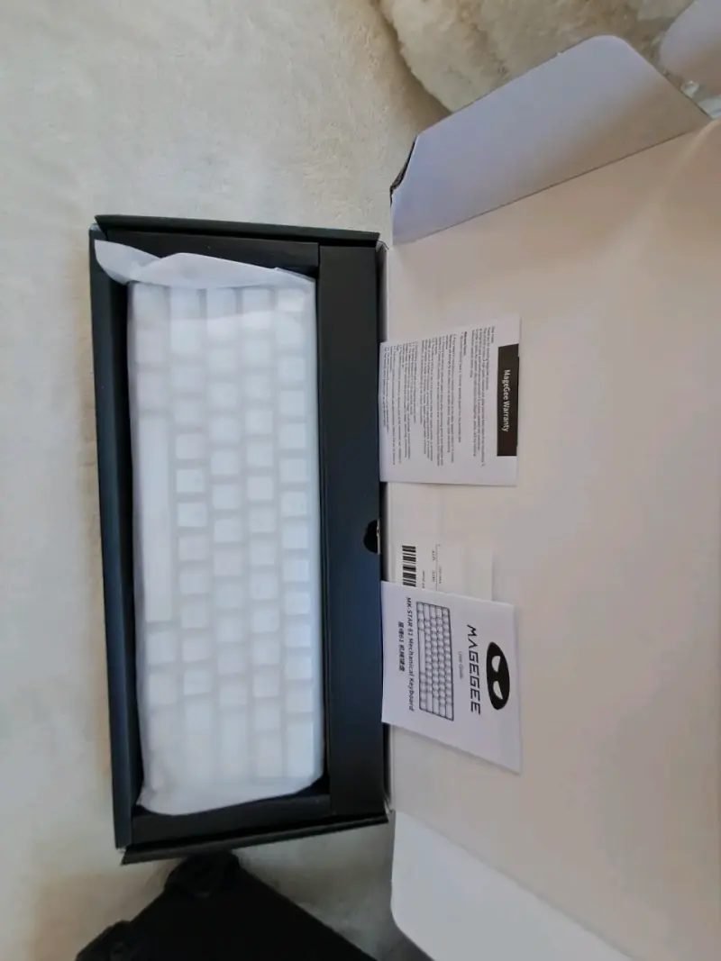 Teclado mecánico MageGee blanco - 3