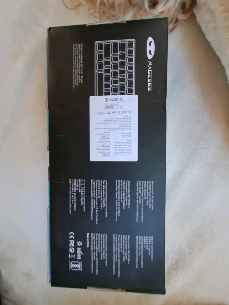 Teclado mecánico MageGee blanco - 4