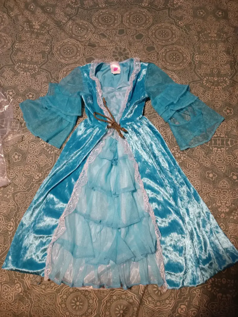 Vestido de princesa azul - 3