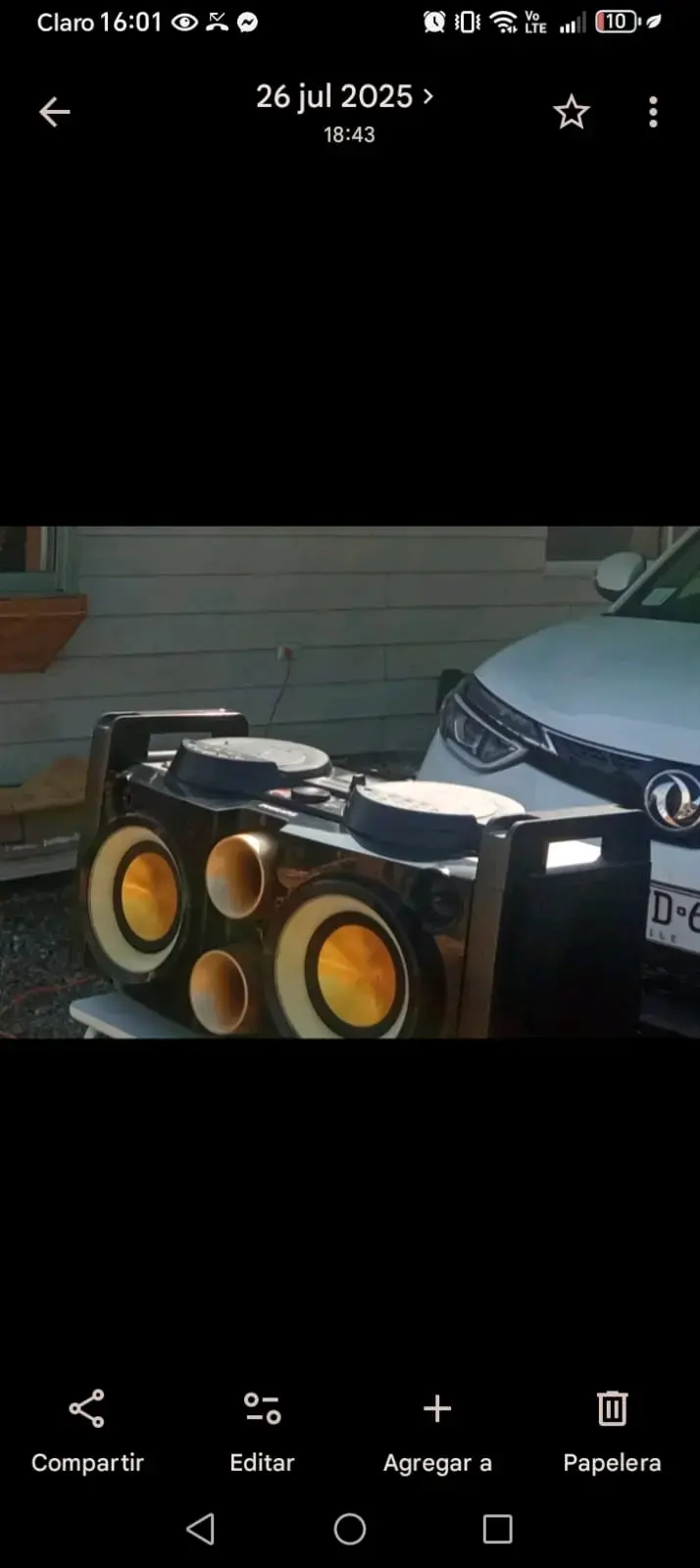 Sistema de audio potente