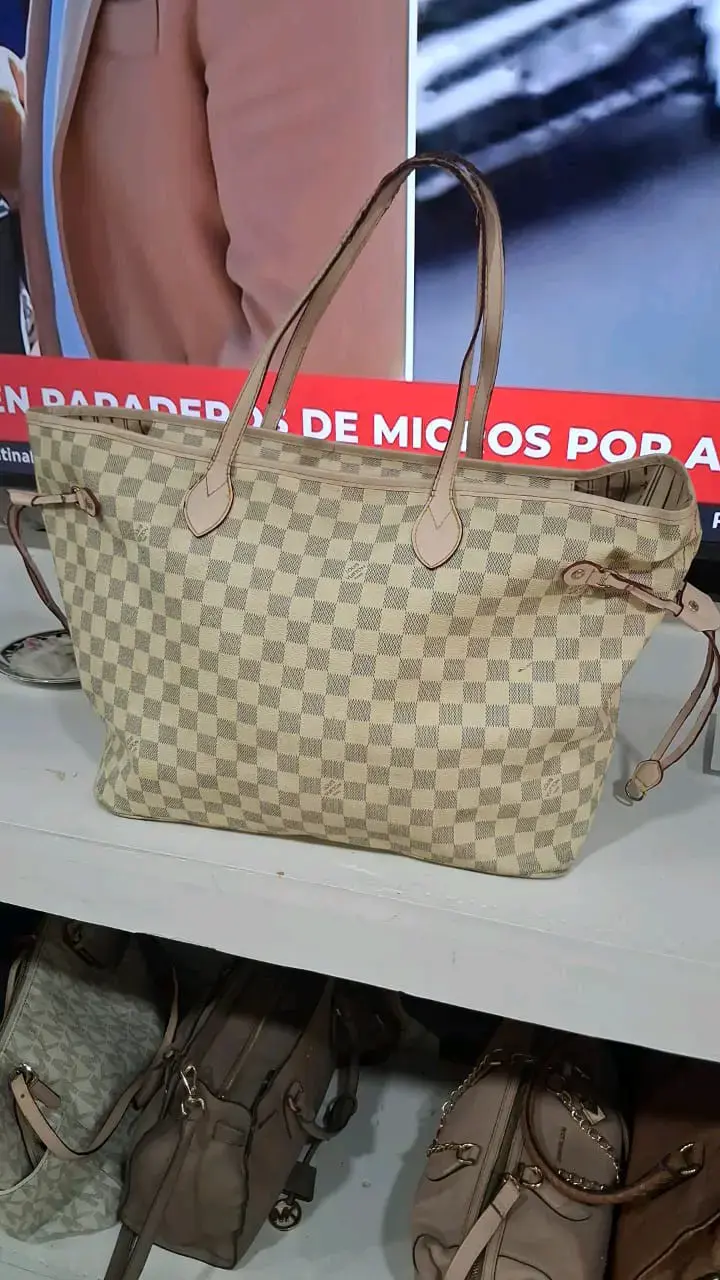Bolso de mano grande a cuadros - 2