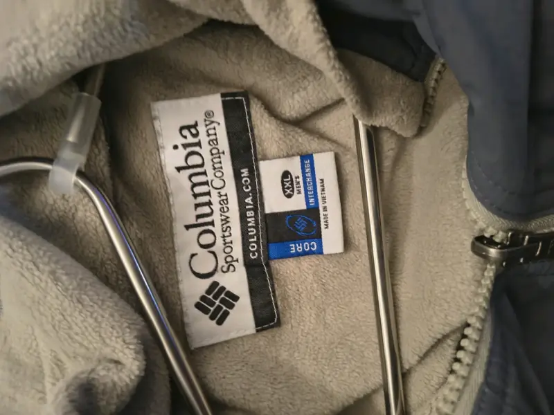 Chaqueta impermeable Columbia gris 3 en 1 - 2