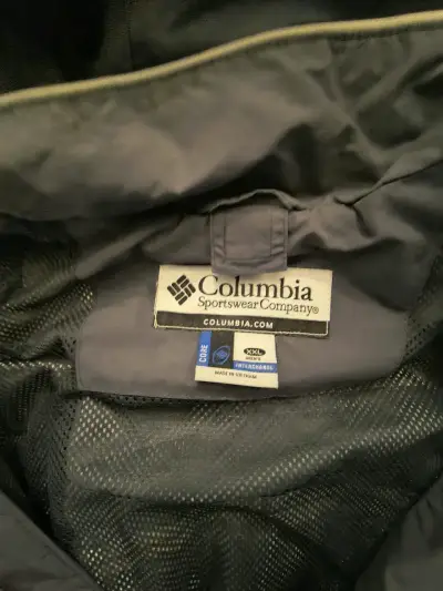 Chaqueta impermeable Columbia gris 3 en 1 - miniatura 3
