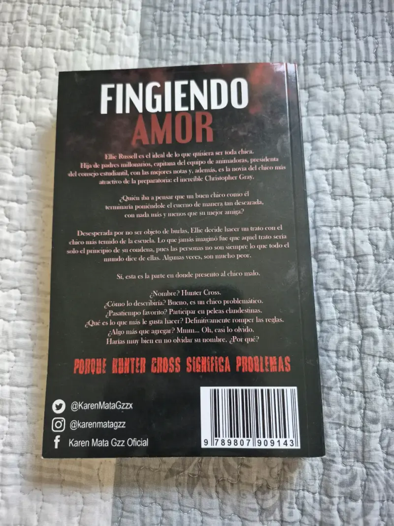 Libro Fingiendo Amor - 2