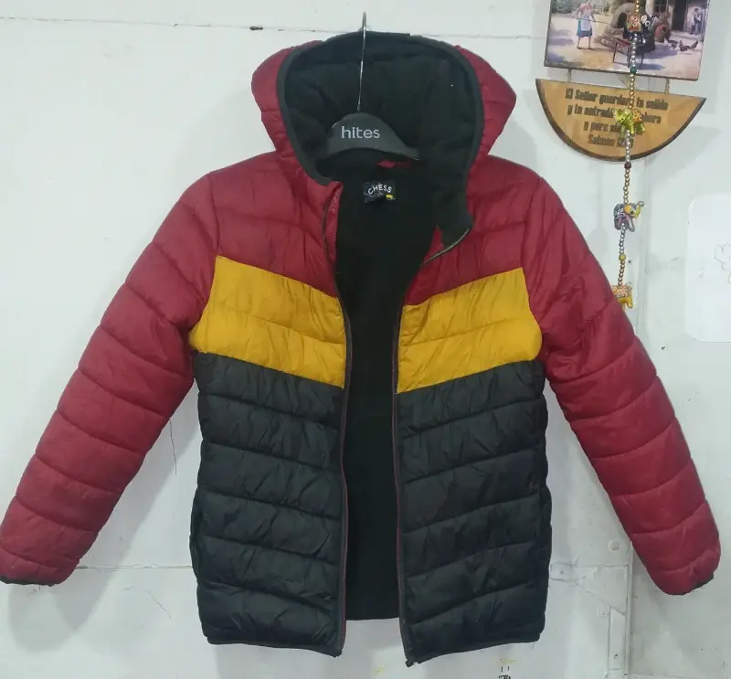 Chaqueta acolchada tricolor - 1