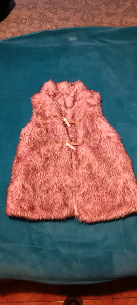 Chaqueta de niña con forro peludo - 3