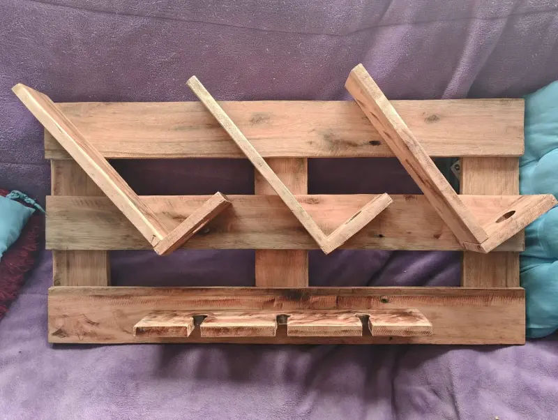 Estante de pared de madera - 1