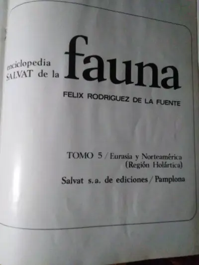 Enciclopedia Salvat de la Fauna Vol. 5 - miniatura 1