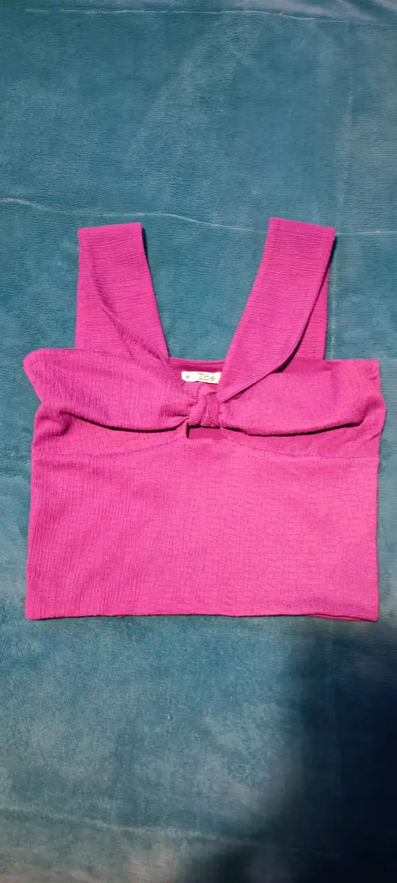 Polera tipo peto violeta zibel - 2