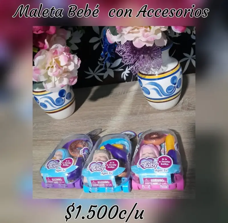 Maleta bebé con accesorios