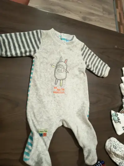 Pijama algodón bebé con diseño - miniatura 1