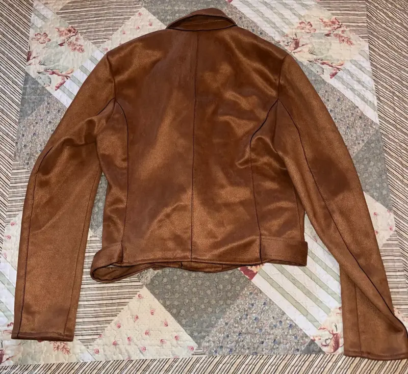 Chaqueta de gamuza marrón - 2