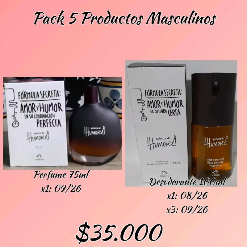Pack perfumería masculina