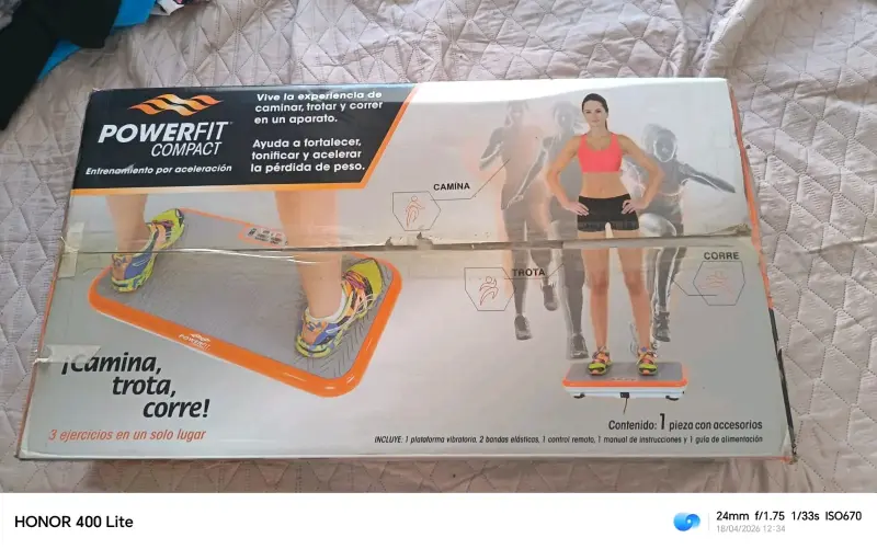Plataforma vibratoria Powerfit Compact - 1