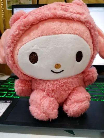 Peluche panda morado y blanco - miniatura 2