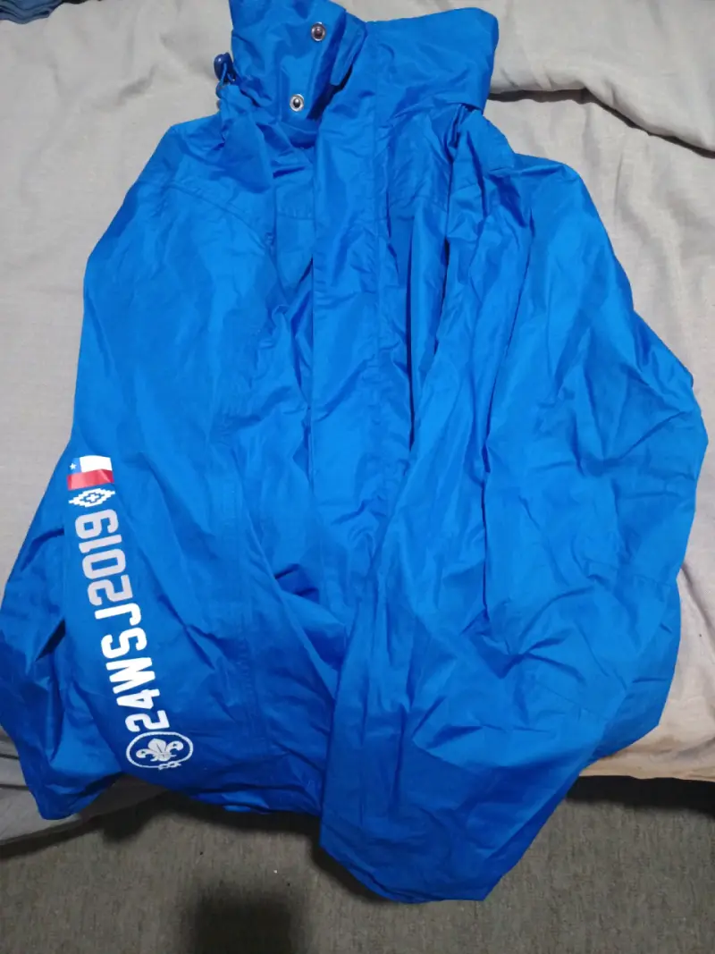 Chaqueta azul impermeable - 2