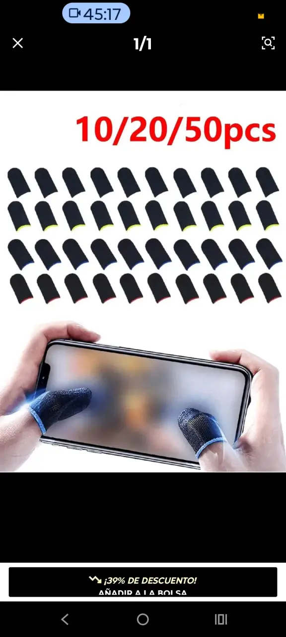 Dedales táctiles para gaming