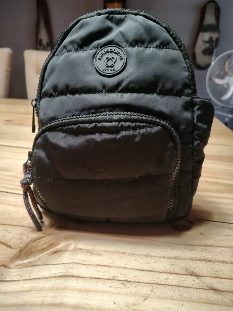 Mochila negra Saxoline - 2