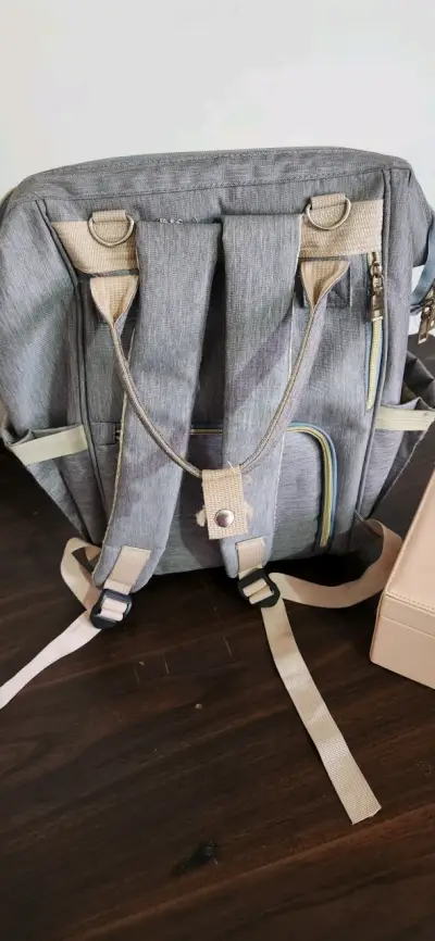 Mochila gris Meirui - miniatura 2