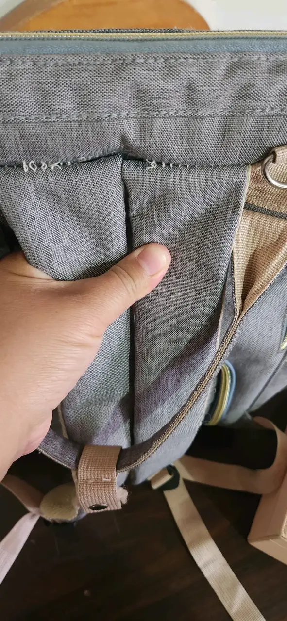 Mochila gris Meirui - 3