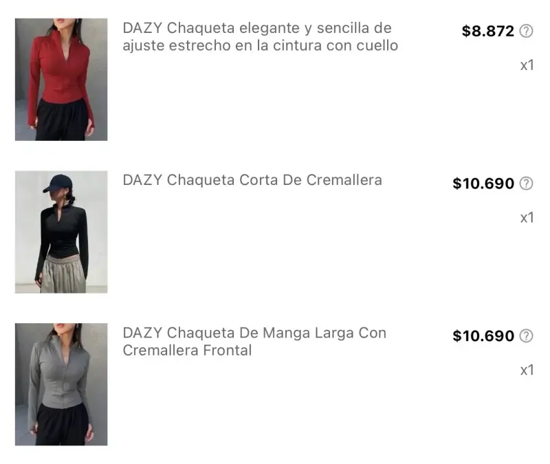 Chaqueta negra con cierre - 4