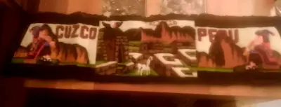 Tapiz decorativo Cuzco Perú - miniatura 1