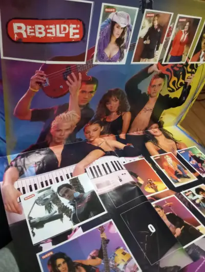 Álbum Rebelde RBD (2006) Panini Original - 70% Lle - miniatura 3