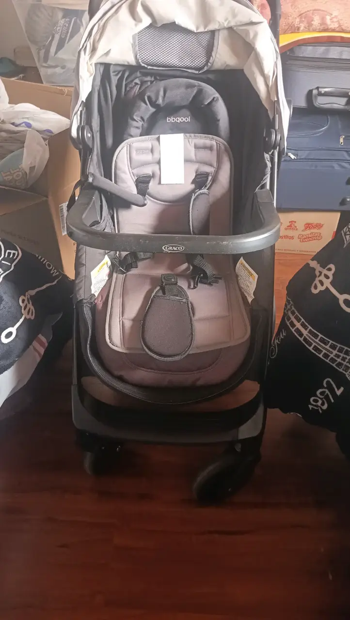 Coche para bebé gris - 5