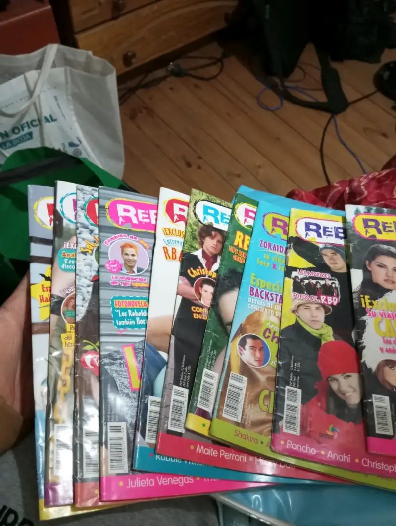 Lote 11 Revistas Originales Rebelde RBD (2006-2007 - 2