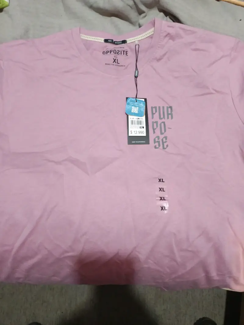 Polera lila Opposite XL - 1