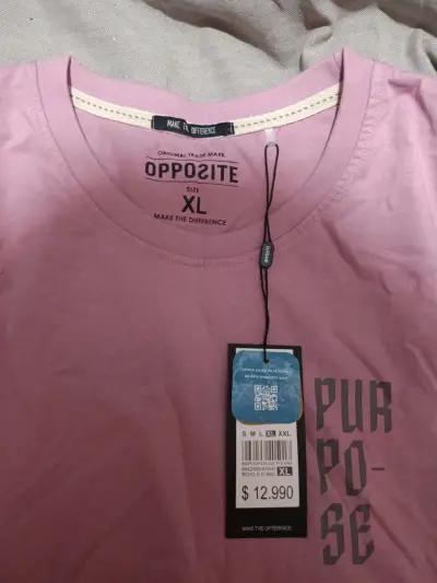 Polera lila Opposite XL - miniatura 2
