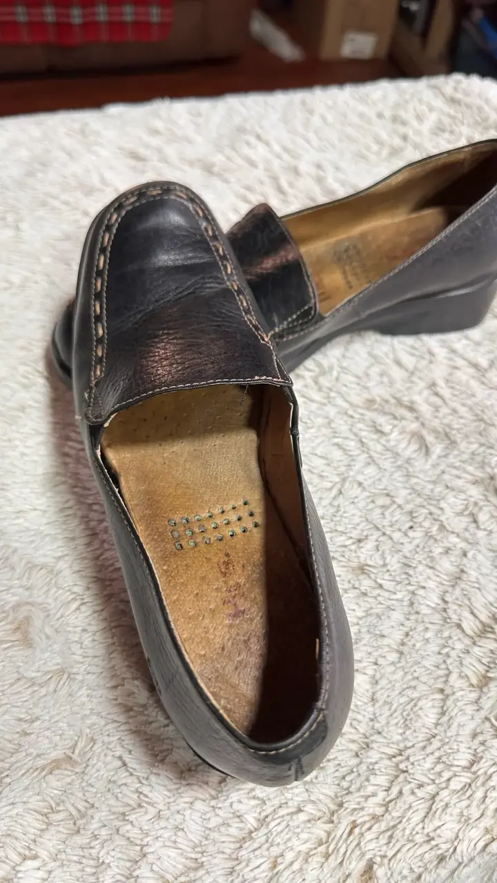 Mocasines de cuero negro - 2