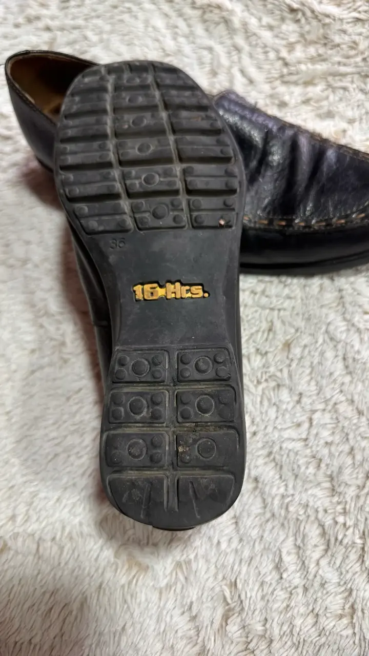 Mocasines de cuero negro - 3