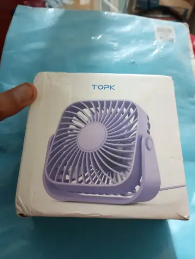Mini Ventilador de Escritorio USB TOPK 4" - Nuevo - miniatura 1