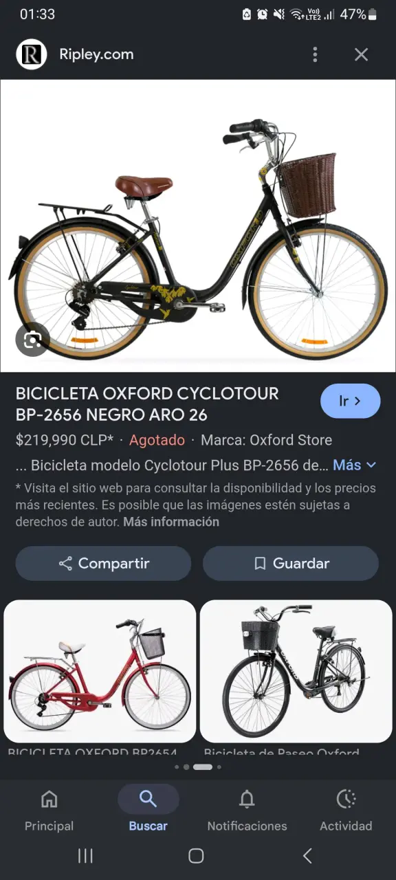 Bicicleta Oxford Cyclotour Aro 26 - 1