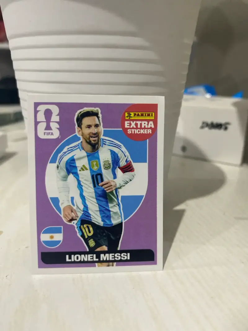 Lámina extra Panini Messi mundial 2026 - 1