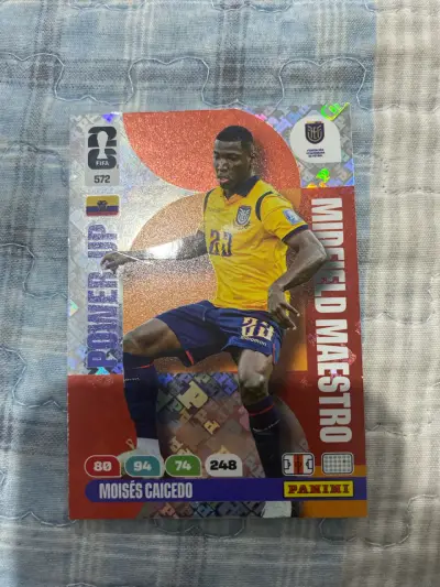 Adrenalyn xl mundial 2026 carta 572 caicedo power - miniatura 1