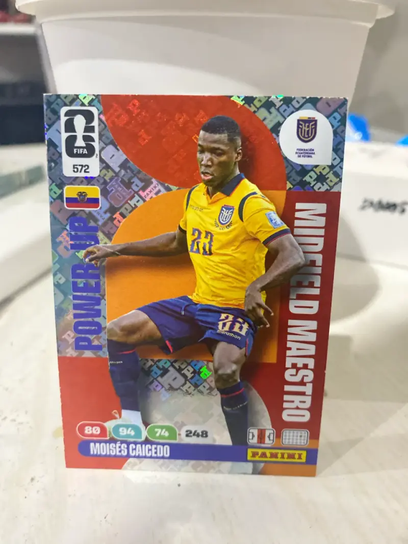 Adrenalyn xl mundial 2026 carta 572 caicedo power - 3