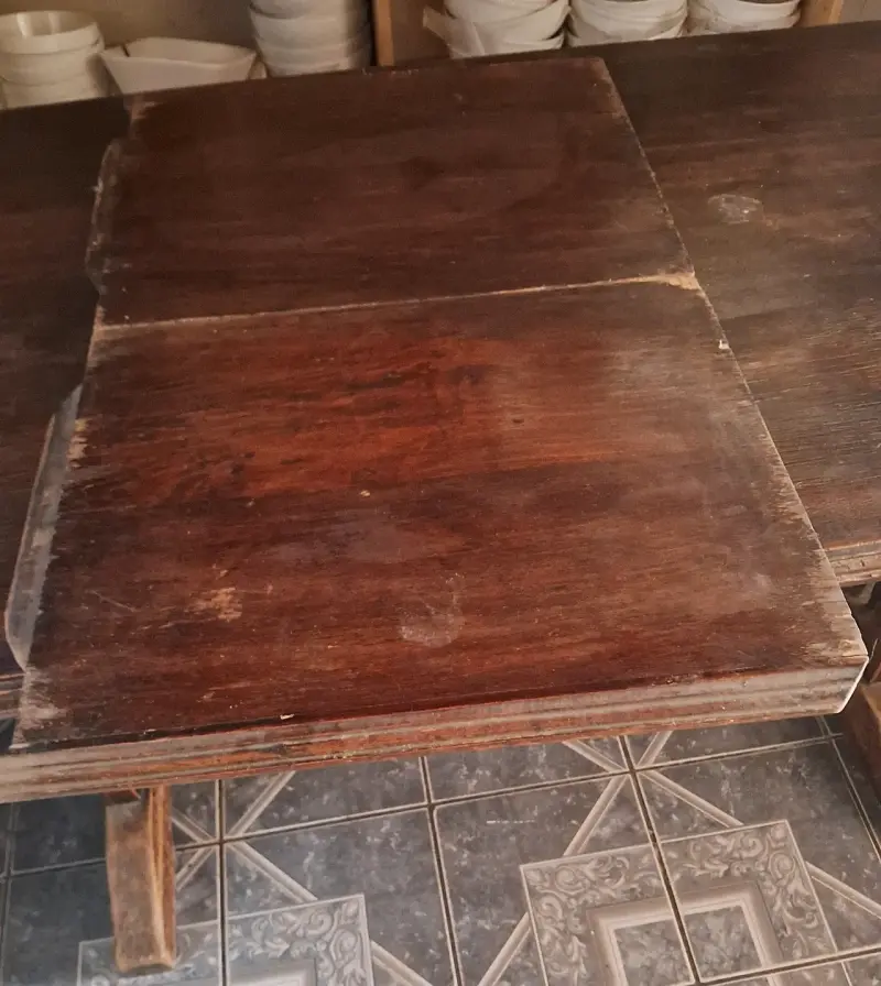 Mesa de madera masisa extensible - 5