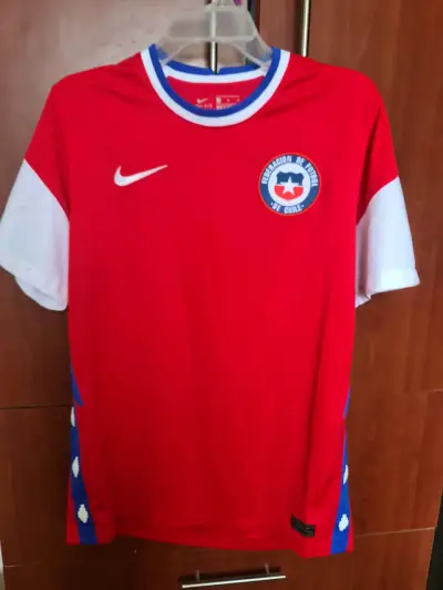 Camiseta fútbol Chile Nike roja - miniatura 1