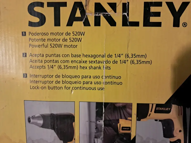 Atornillador Stanley 520W para Drywall - 3