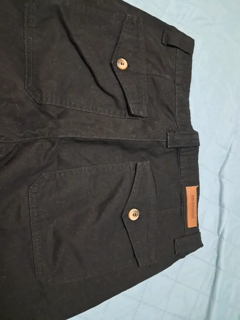 Pantalones cargo negros - 3