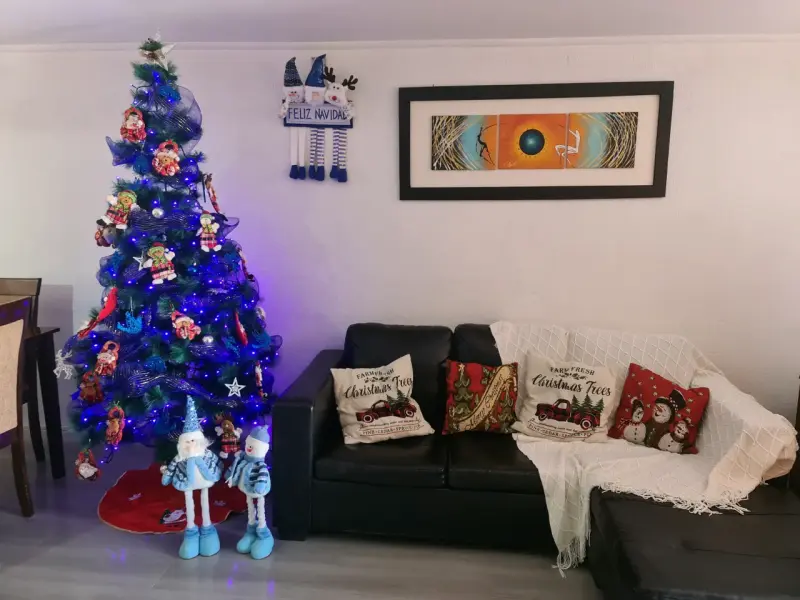 Árbol de Navidad con luces - 4