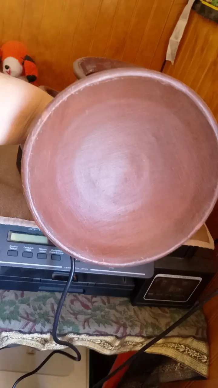 Olla de greda con tapa - 2