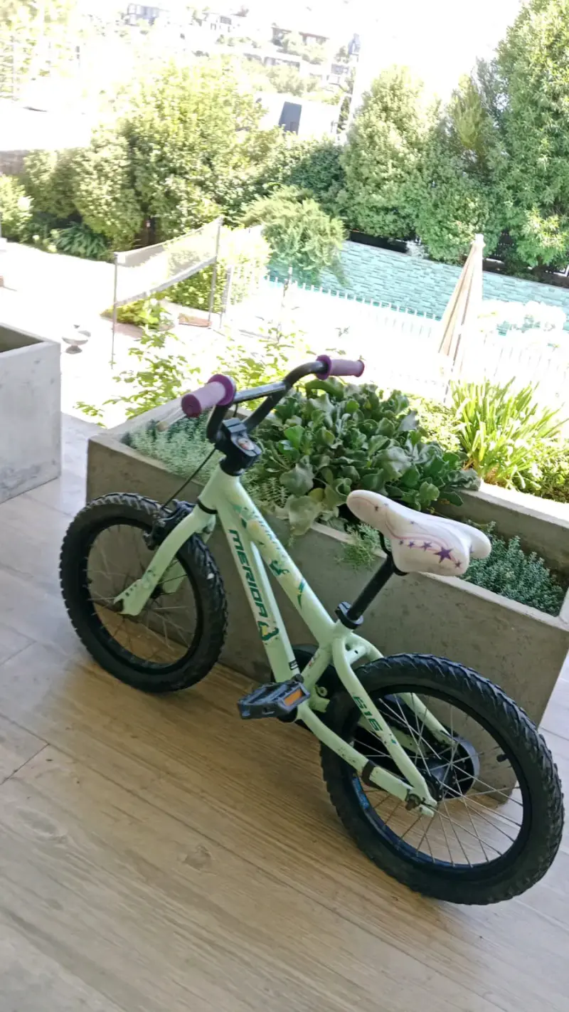 Bicicleta infantil Merida verde
