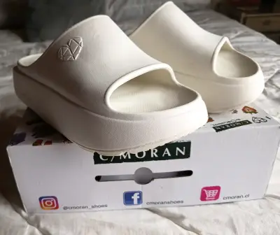Sandalias blancas C/MORAN - miniatura 1
