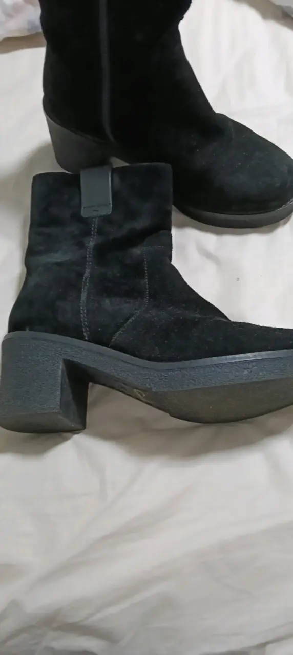 Botines negros de gamuza - 2